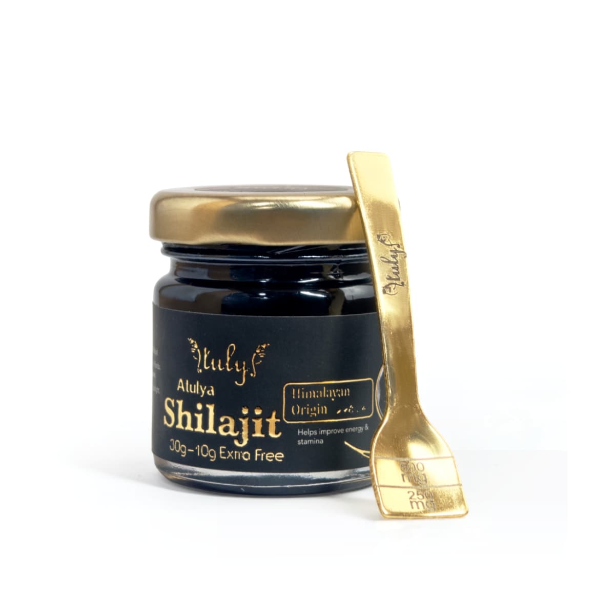 Atulya Medilink Pure Himalayan Shilajit Resin Super Saver Pack 30g + 10g Extra Free | 250mg per Serving | Supports Healthy Testosterone Levels | Boost Muscle Growth & Stamina