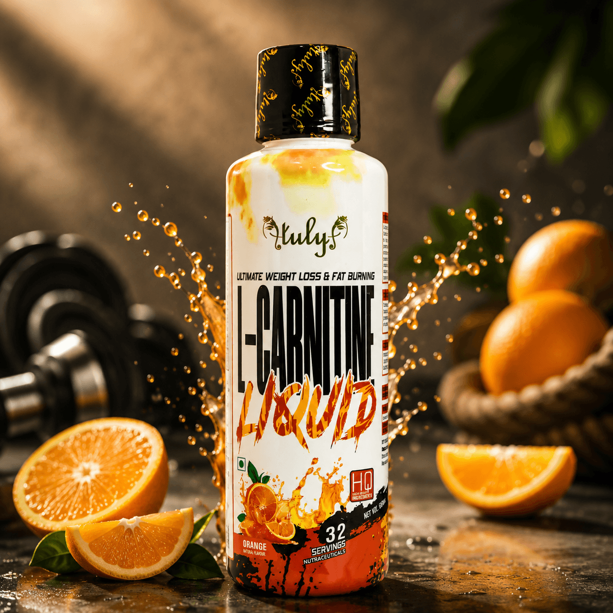 Atulya L Carnitine Liquid Mix Fruit & orange Flavour |  (450ml)