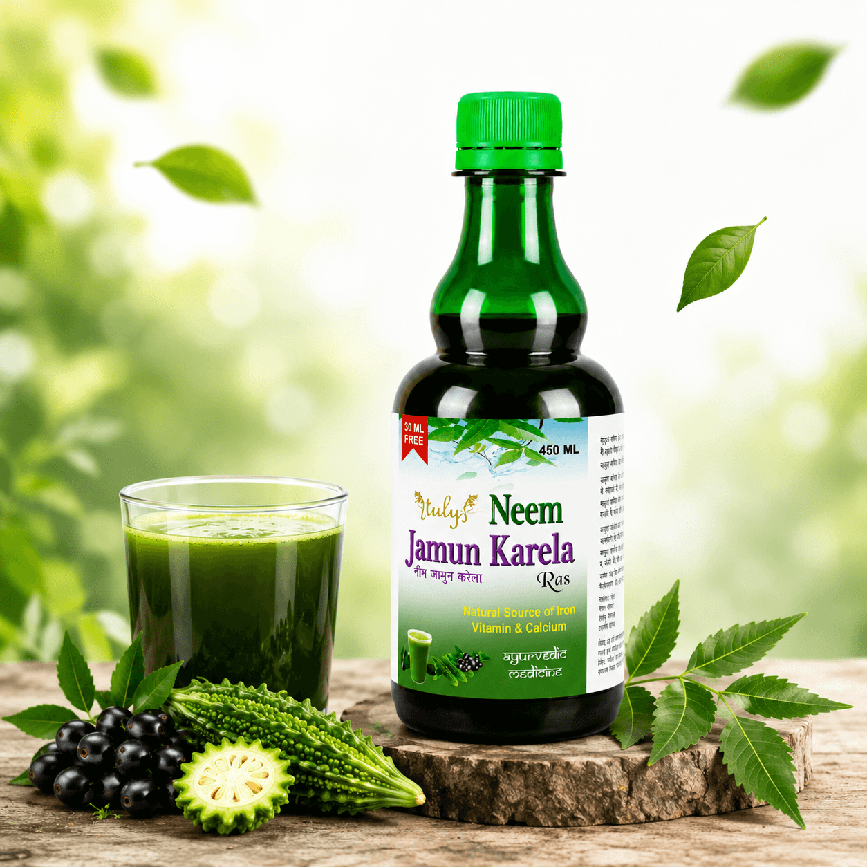 Neem Jamun Karela Ras (450ml)